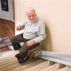 Bruno Elite Stairlift in Use