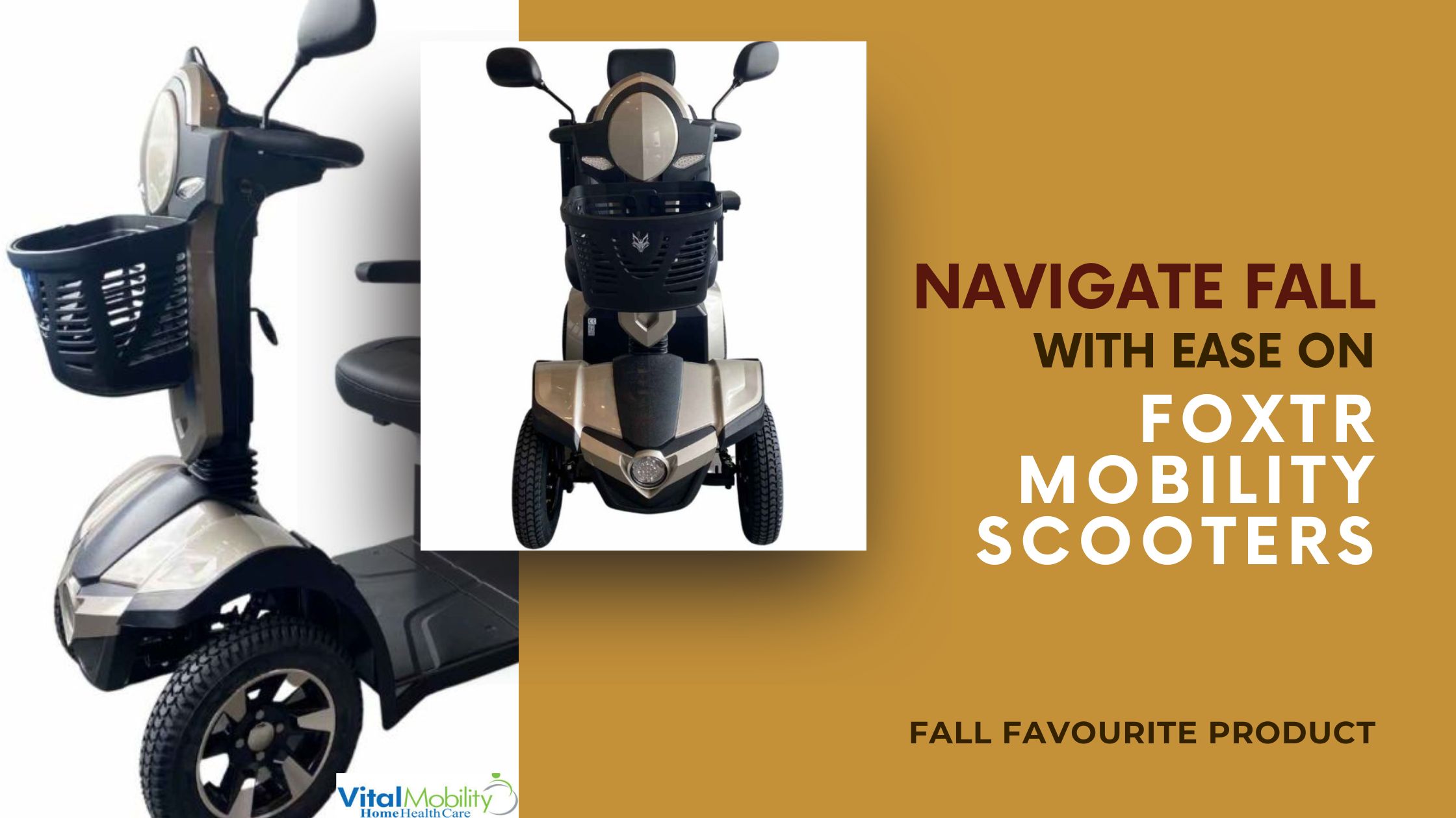 Navigate Fall With Ease On FOXTR Mobility Scooters