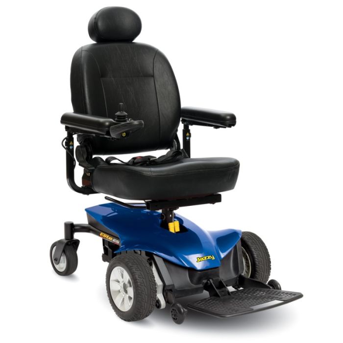 Jazzy Elite ES Portable Power Wheelchair Pride Blue