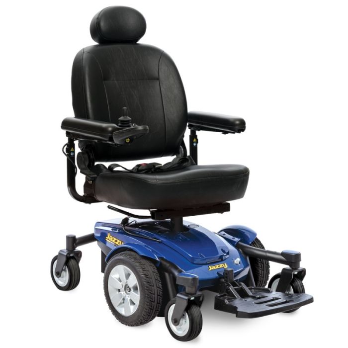 Jazzy Select 6 Power Wheelchair Blue