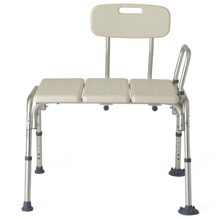 Transfer Bench with Back by Medline
