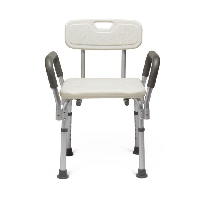 Medline Knockdown Bath Bench with Padded Arms 