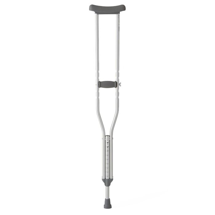 Medline Standard (Adult) Aluminum Crutches