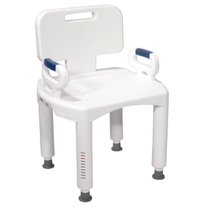Premium Series Shower Chair with Back and Arms by Drive