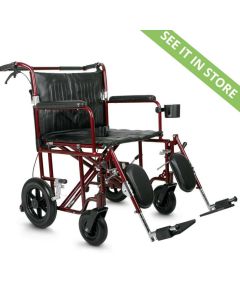 Freedom Plus 22" Bariatric Transport Chair by Medline 