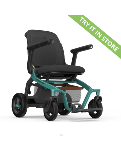Robooter E40 Folding Power Wheelchair Beauty - Green - Try it in store