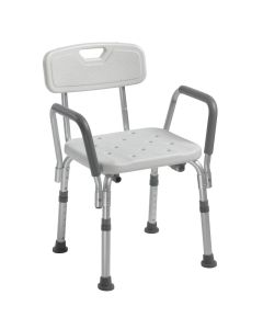 Shower Chair with Back & Padded Armrests 12445KD-1