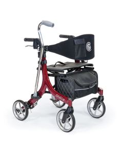 Stella Rollator by Amylior with Cane Holder