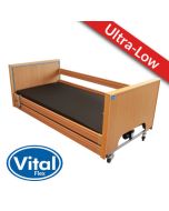 VitalFlex Low Hospital Bed With Banner