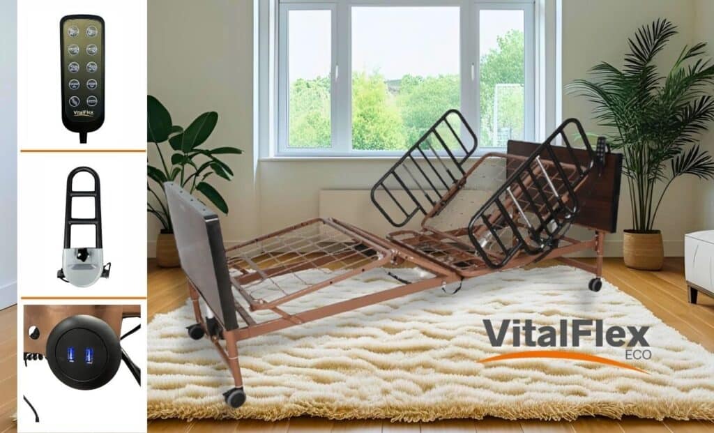 VitalFlex Eco Low Home Hospital Bed Package | Vital Mobility Medical ...