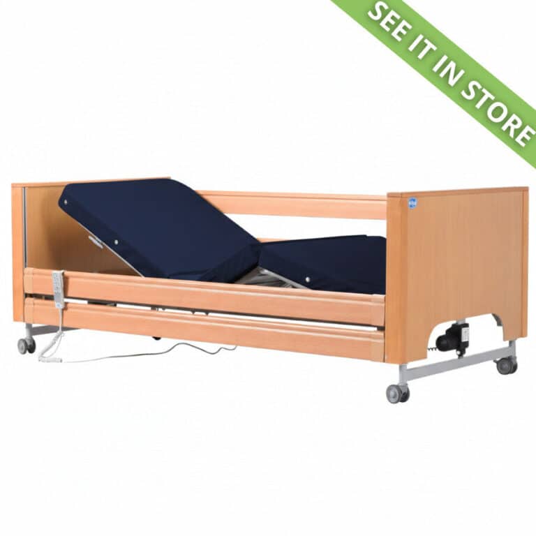 VitalFlex Home Hospital Bed - Main with back and legs up
