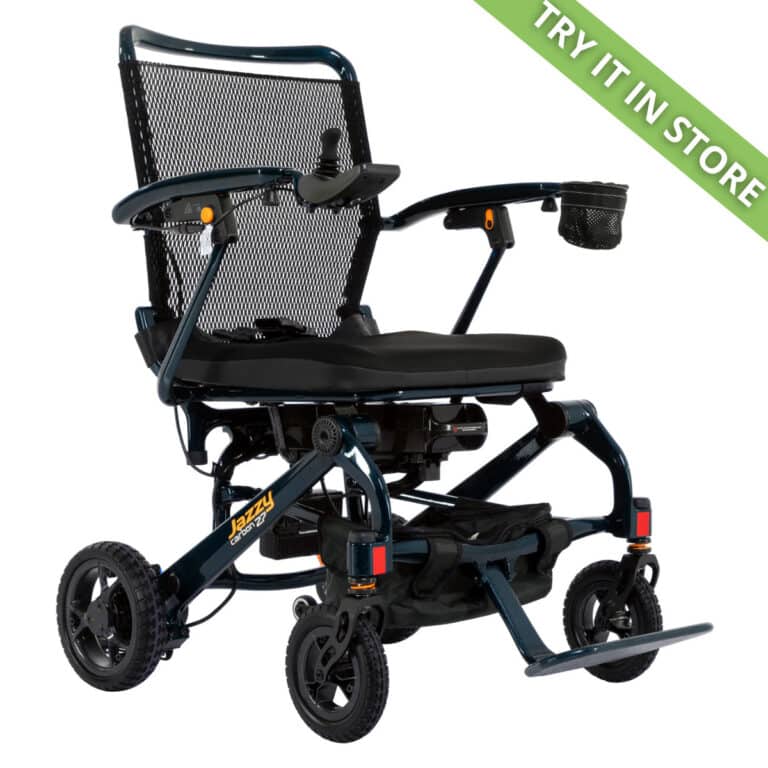 Pride Jazzy Carbon 27 Folding Lightweight Power Wheelchair