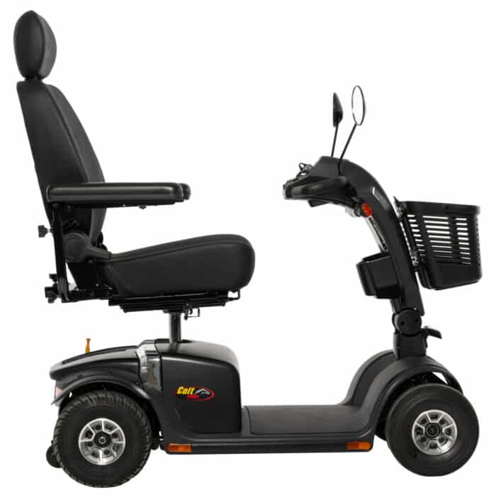 pride colt sport scooter side back