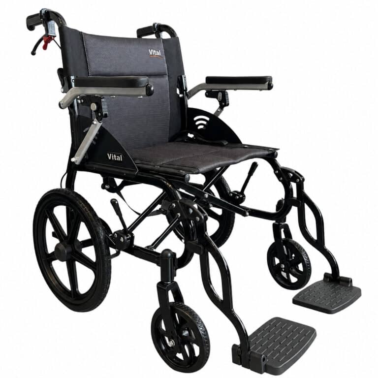 Vital lite transport chair beauty - black