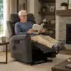 pride lc475 muskoka lift chair lifestyle - reclined